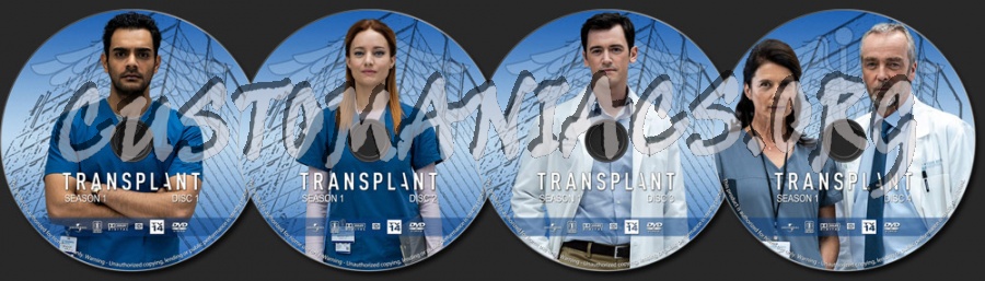 Transplant - Season 1 dvd label