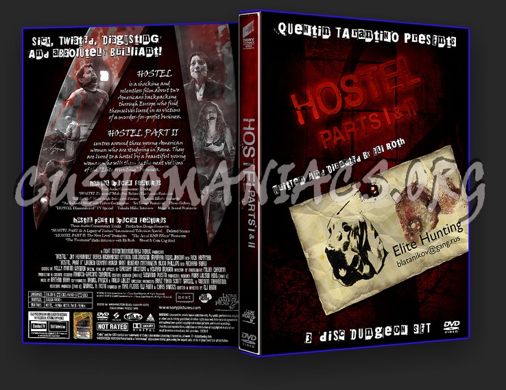 HOSTEL Parts 1 & 2 Combo dvd cover