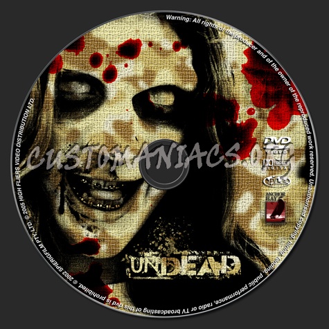 Undead Disc dvd label