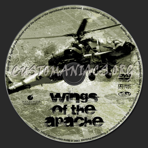 Wings Of The Apache dvd label