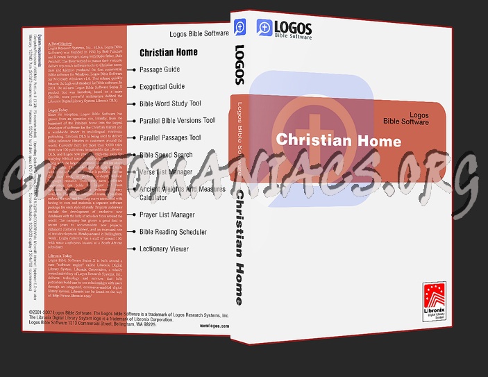 Logos Bible software dvd cover