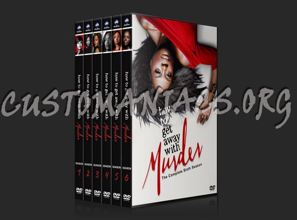 How to Get Away with Murder - Seasons 1-6 dvd cover