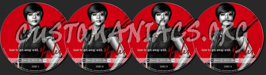 How to Get Away with Murder - Season 1 dvd label