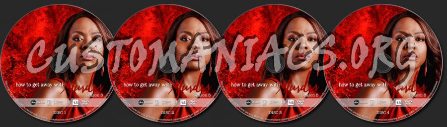 How to Get Away with Murder - Season 5 dvd label
