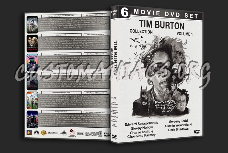 Tim Burton Collection - Volume 1 dvd cover