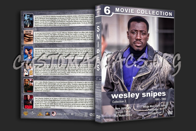 Wesley Snipes Filmography - Collection 2 (1991-1993) dvd cover