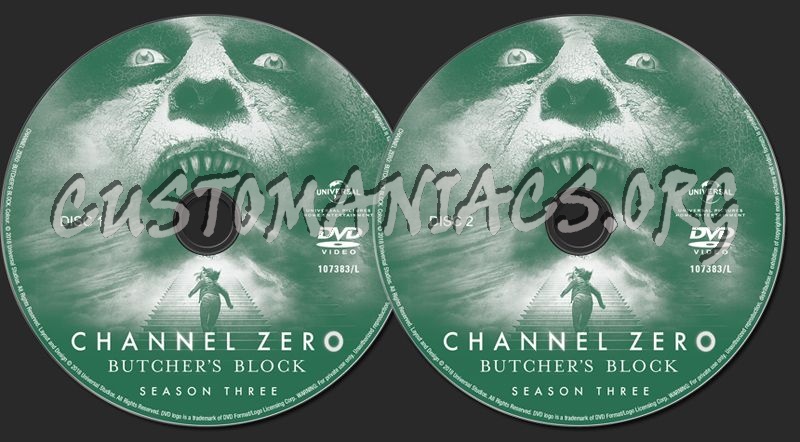 Channel Zero Season 3 dvd label