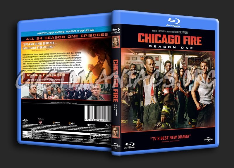 Chicago Fire Season 1 blu-ray cover