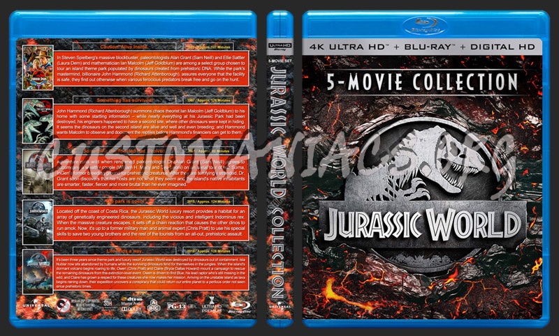 Jurassic World Collection (4K) blu-ray cover