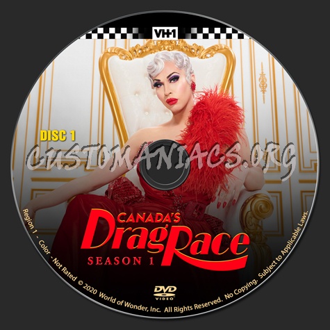 Canada's Drag Race - Season 1 dvd label
