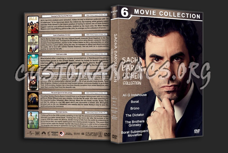 Sacha Baron Cohen Collection dvd cover