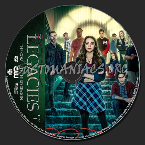 Legacies Season 3 dvd label