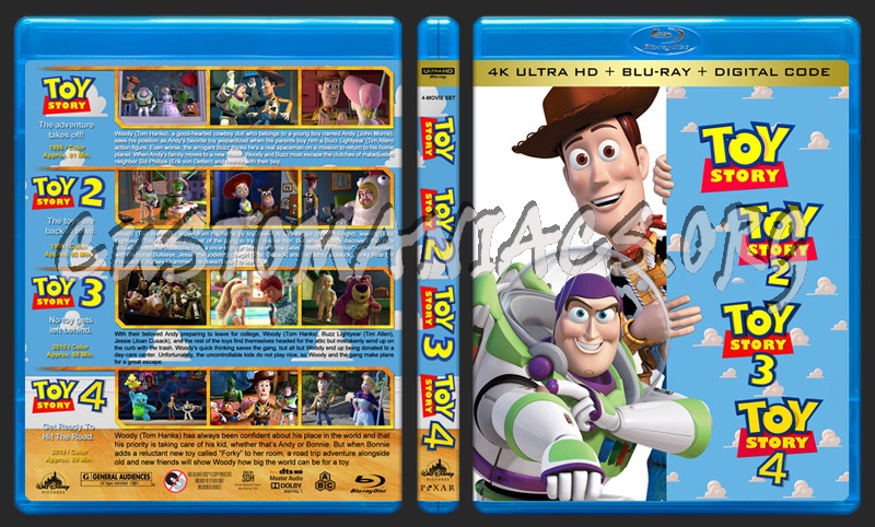 Toy Story Collection (4K) blu-ray cover