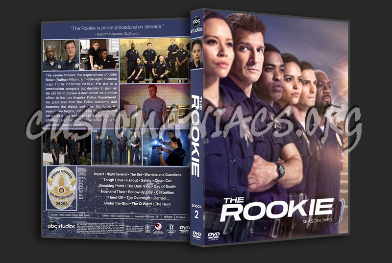 The Rookie - Season 2 dvd cover