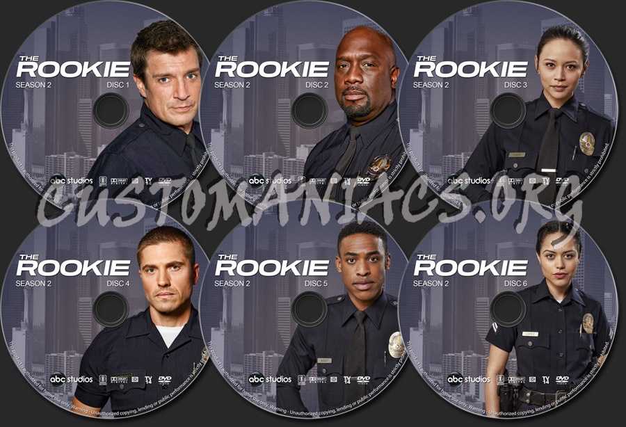 The Rookie - Season 2 dvd label