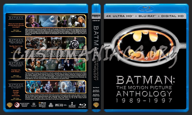 Batman: The Original Collection (4K) blu-ray cover