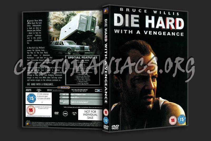 Die Hard With A Vengeance dvd cover