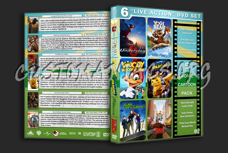 Live Action Cartoon Collection dvd cover