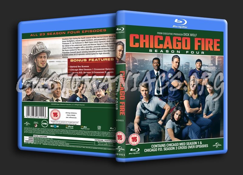 Chicago Fire Season 4 blu-ray cover