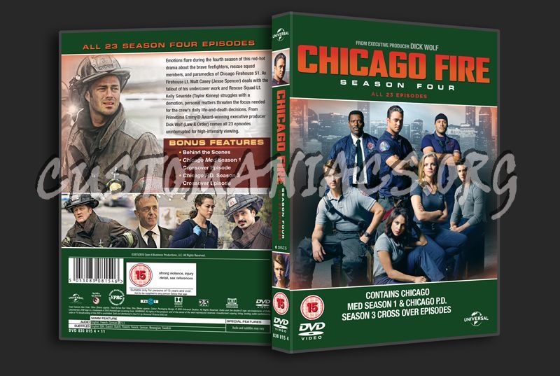 Chicago Fire Season 4 dvd cover
