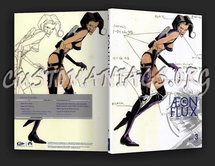 Aeon Flux Complete Animated Collection dvd cover