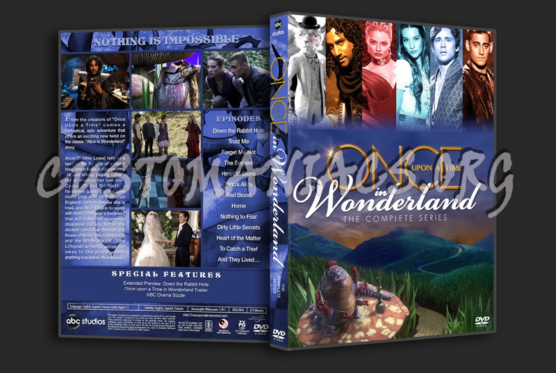 Once Upon a Time in Wonderland - The Complete Series dvd cover