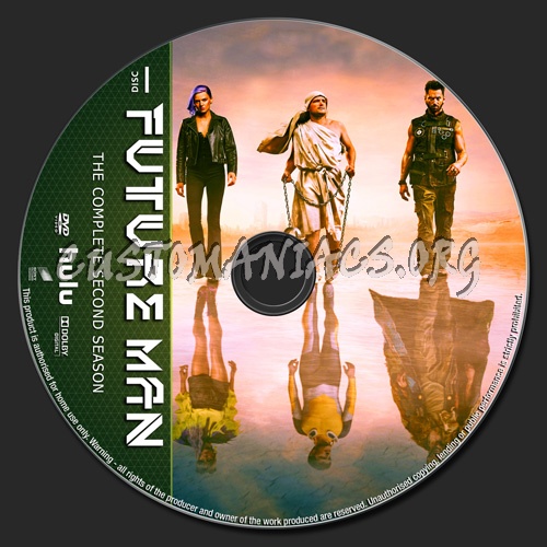 Future Man Season 2 dvd label