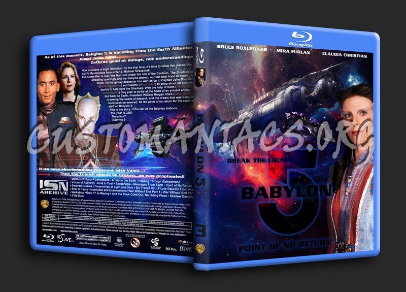 Babylon 5 Season 3 blu-ray cover