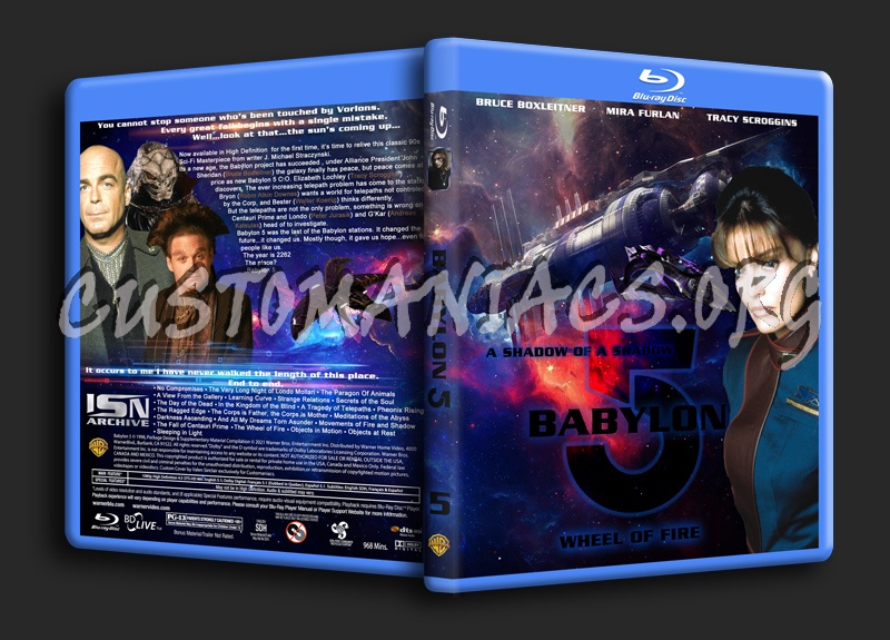 Babylon 5 Season 5 blu-ray cover