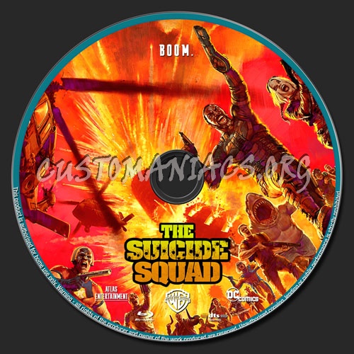 The Suicide Squad blu-ray label