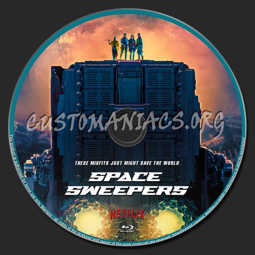 Space Sweepers blu-ray label