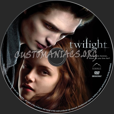 Twilight dvd label