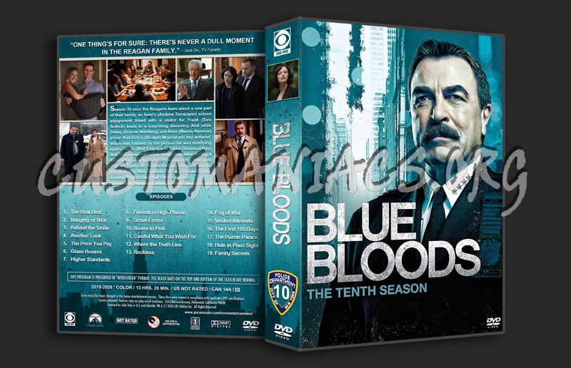 Blue Bloods - Season 10 dvd cover