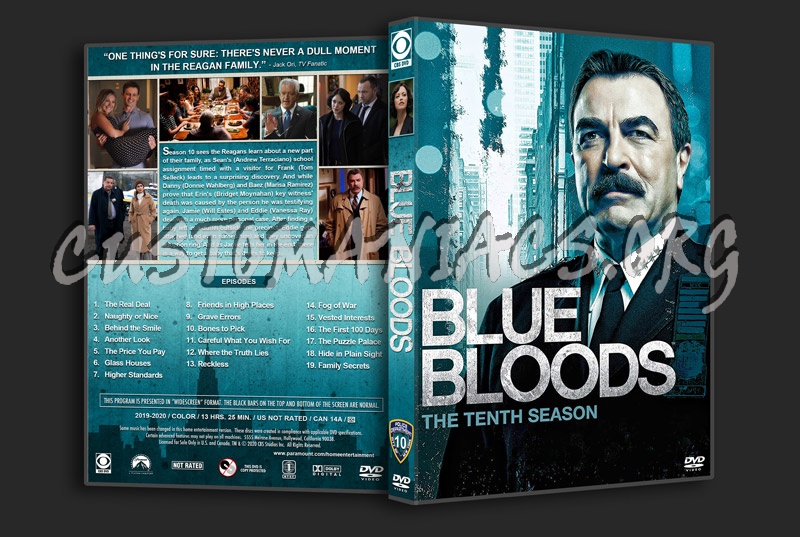Blue Bloods - Season 10 dvd cover