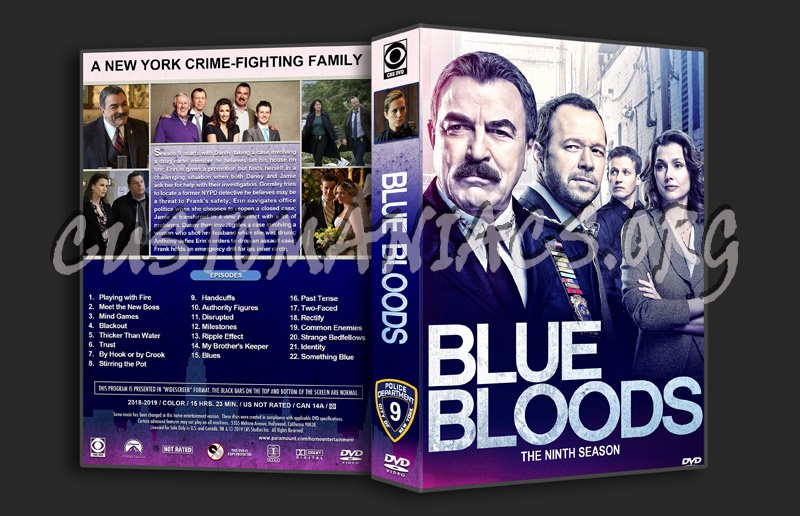 Blue Bloods - Season 9 dvd cover