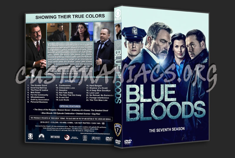 Blue Bloods - Season 7 dvd cover