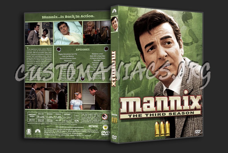 Mannix - Seasons 1-8 dvd cover