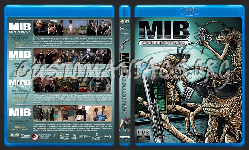 Men in Black Collection (4K) blu-ray cover