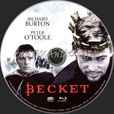 Becket (1964) blu-ray label