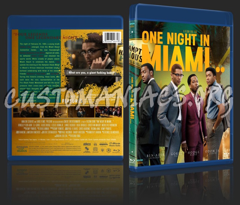 One Night In Miami (2021) blu-ray cover