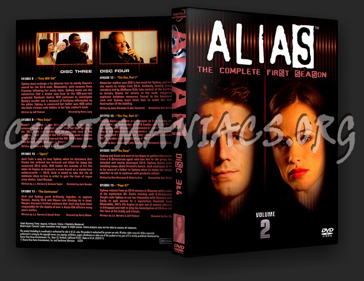 Alias Season 1 dvd cover