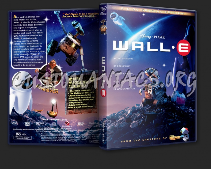 Wall-E dvd cover