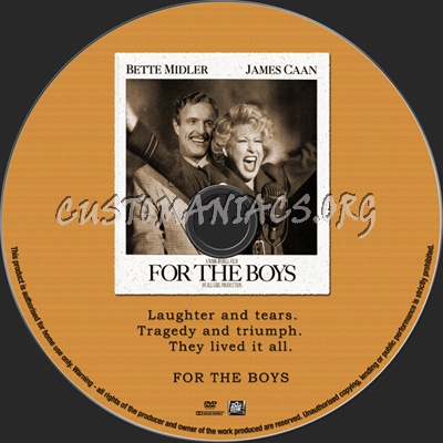 For The Boys dvd label