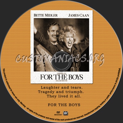 For The Boys dvd label