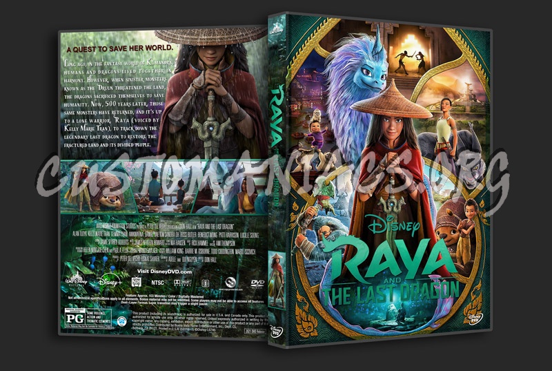 Raya and the Last Dragon dvd cover