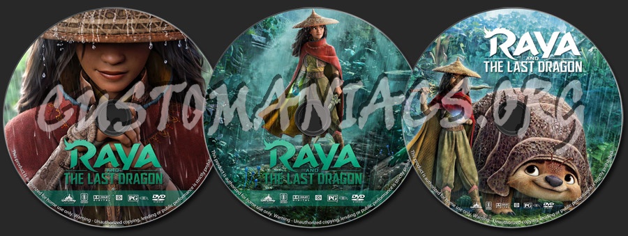 Raya and the Last Dragon dvd label