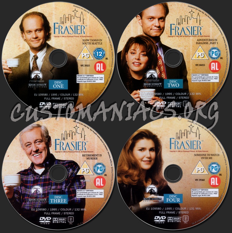 Frasier Season 2 dvd label