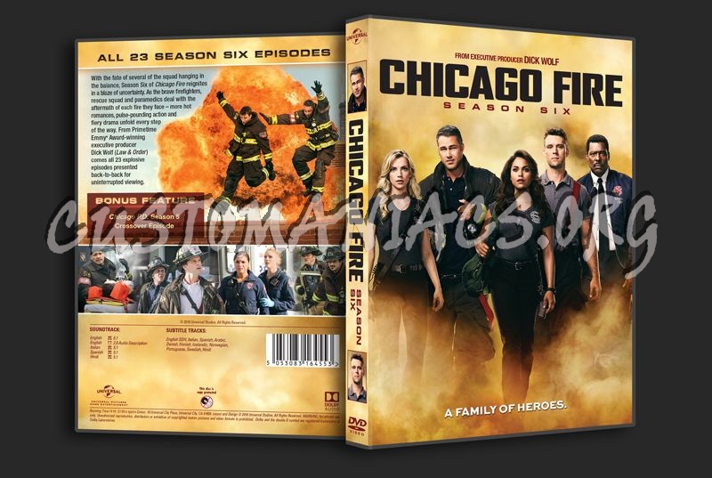 Chicago Fire Season 6 dvd cover