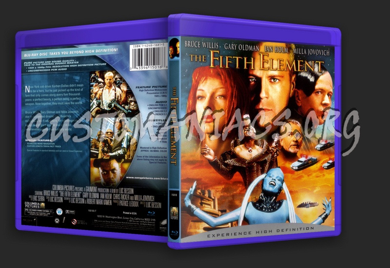 The Fifth Element blu-ray cover