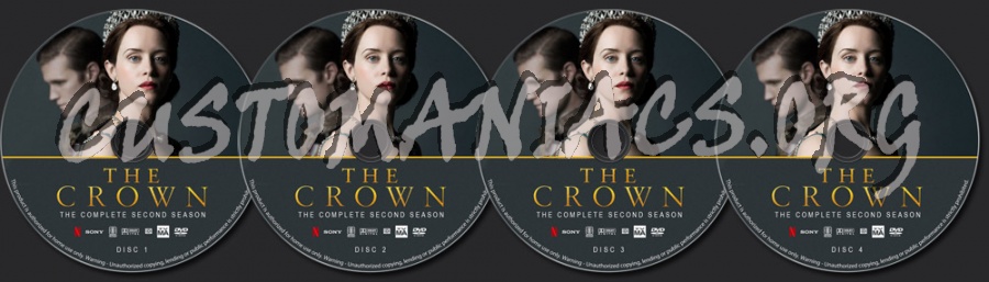 The Crown - Season 2 dvd label